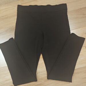 Theory Jet Black Seamless Leggings